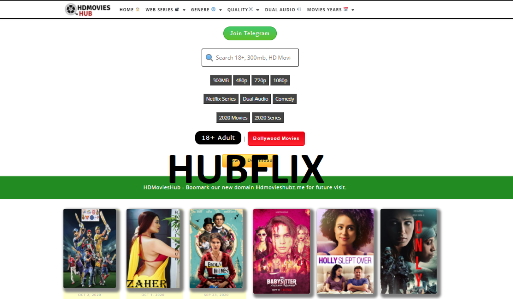 Hubflix : hdmovieshub , hubflix internet collection & films (2022)